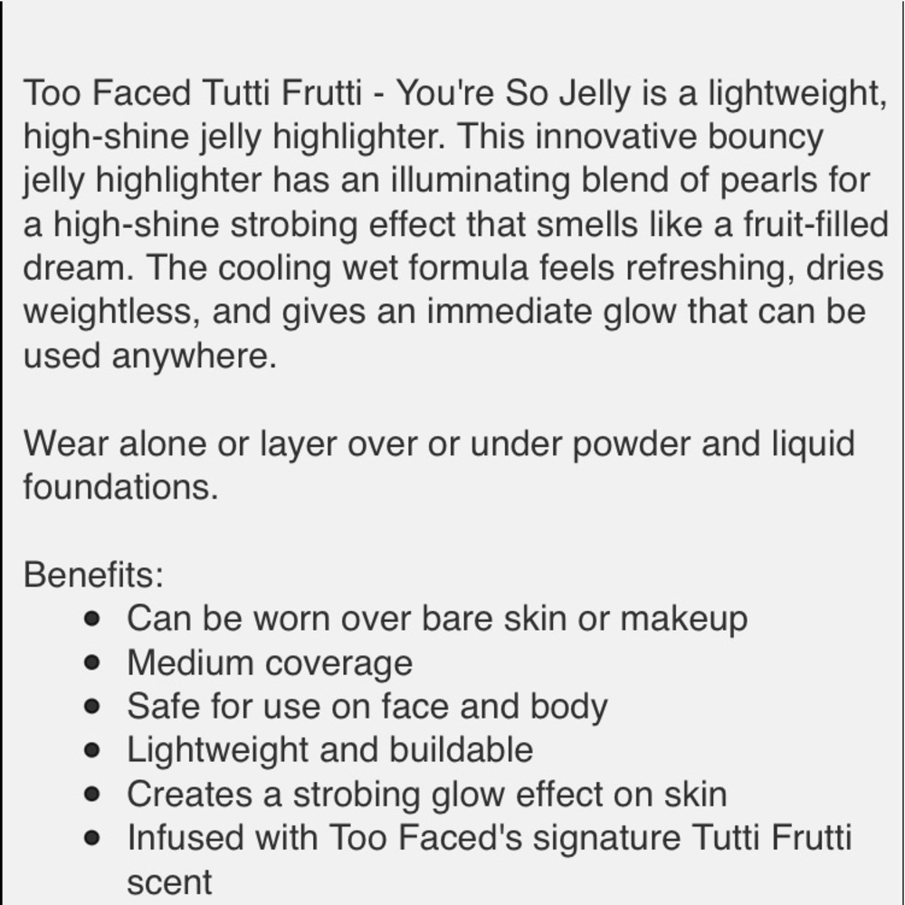 Too Faced You’re So Jelly Highlighter Bourbon Bronze - Picture 4 of 10